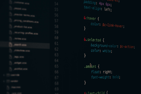 Lines of code on a dark editor screen.